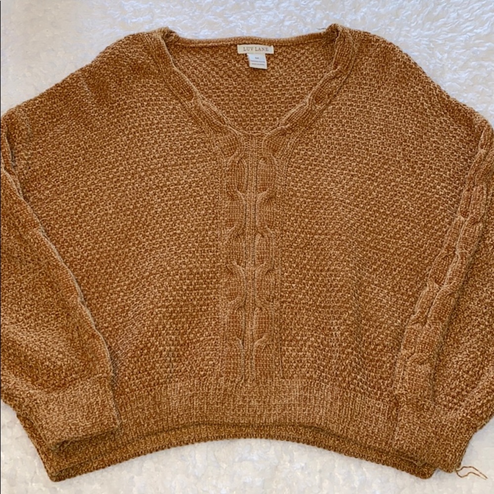 Mustard Plush Sweater